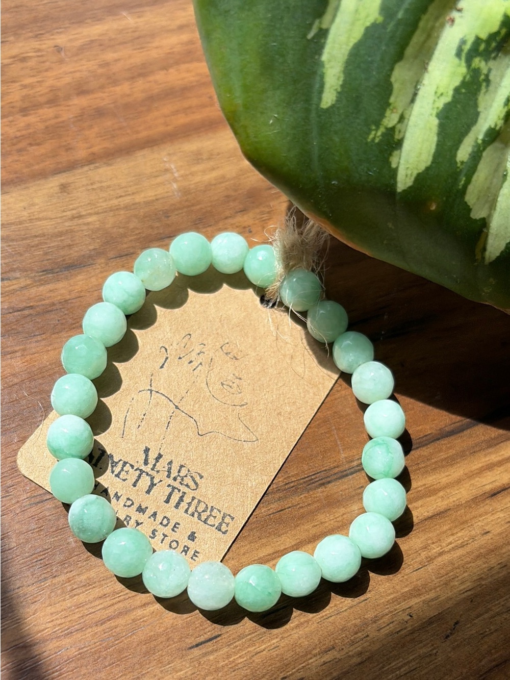 8MM FACETED JADE
